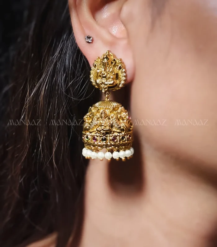 Mohini Temple Bell Jhumka