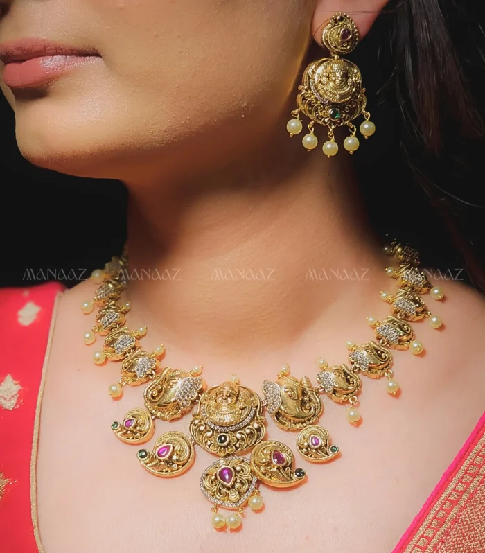 Ganesha Temple Choker Set