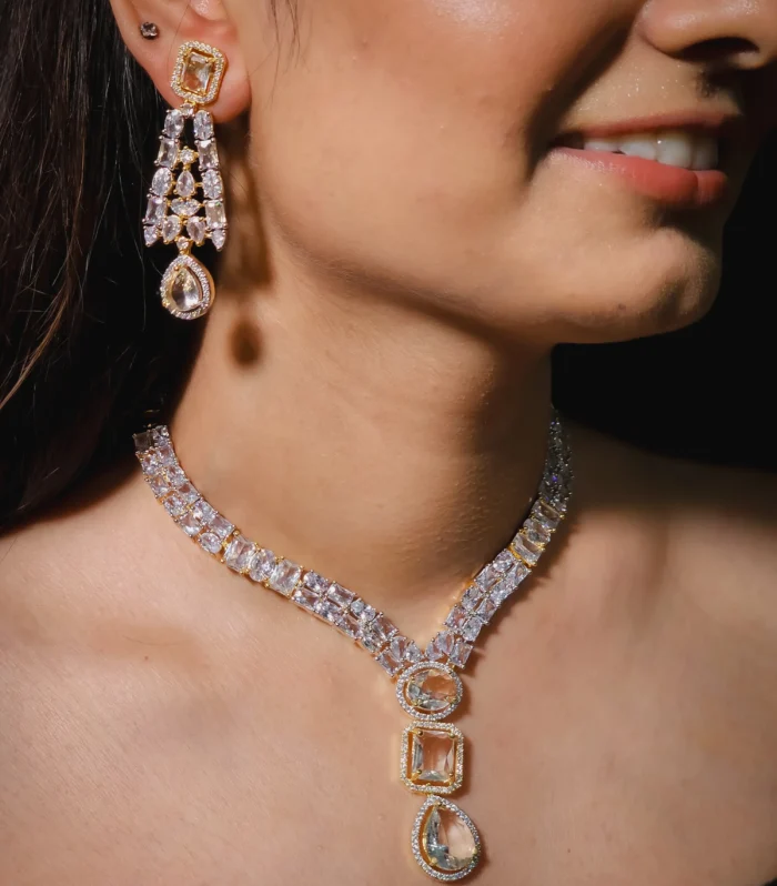 Golden Aura Necklace Set