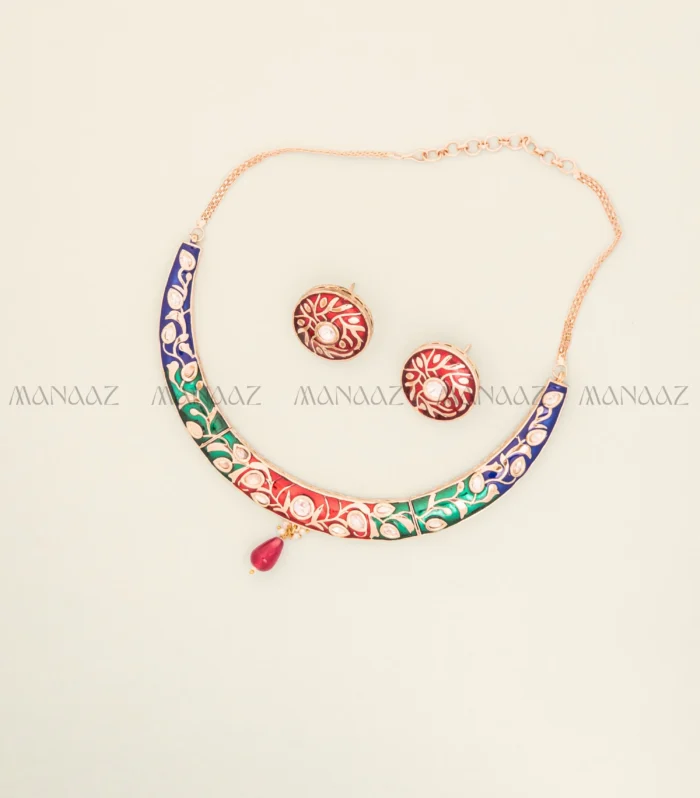 Italian Ruby Necklace Set
