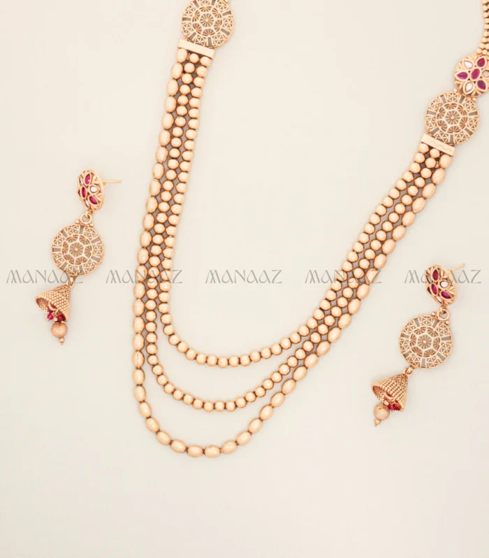 Navratan 3 Lari Mala Set