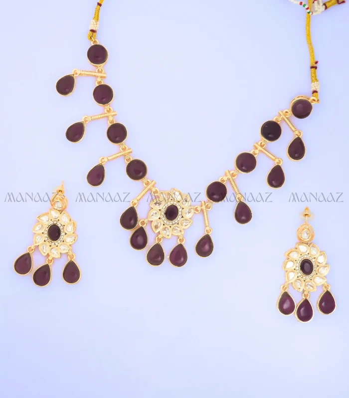 Lotus Gem Ruby Necklace