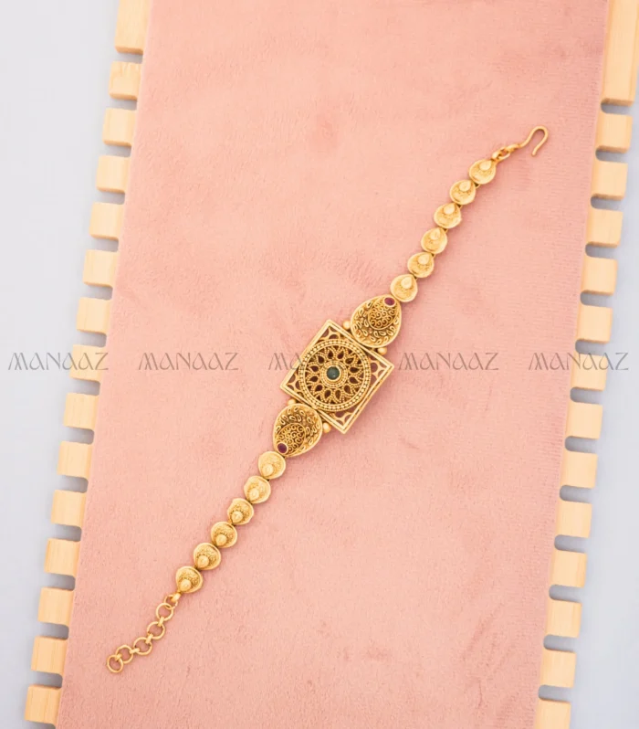 Padma Rajwadi Copper Bracelet