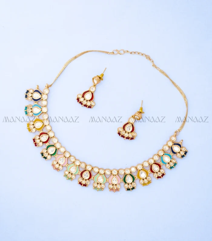 Aarohi Multi-color Necklace Set